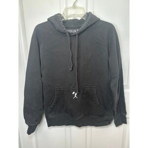 Baseballism Hoodie Mens Small Black Quote Graphic Pullover Sweatshirt‎